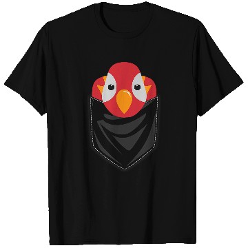 Discover Pocket Parrot Pet Chart T-Shirts
