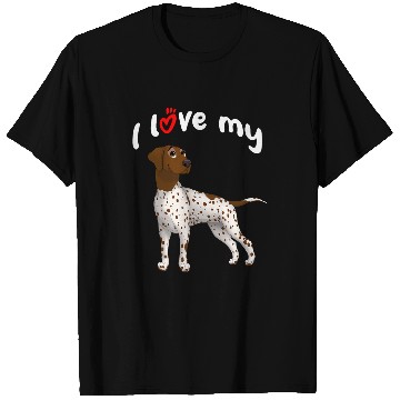 Discover I Love My German Shorthaired Pointer Dog T-Shirts