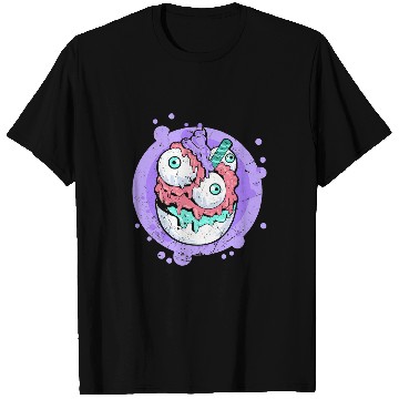 Discover Horror Ice Cream Pastel Goth Aesthetic Soft Goth Gothic T-Shirts