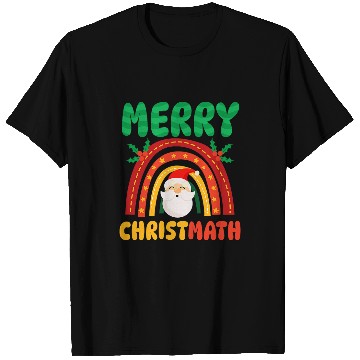 Discover Merry Christmath Design Christmas Math Teacher T-Shirts