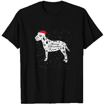 Discover Merry xmass Bull Terrier Dog Christmas T-Shirts