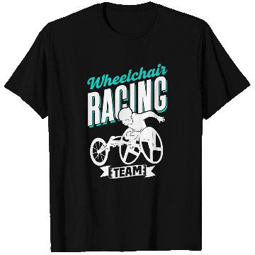 Discover Wheelchair Racing Team Spine Paraplegic Handicap Spinal T-Shirts