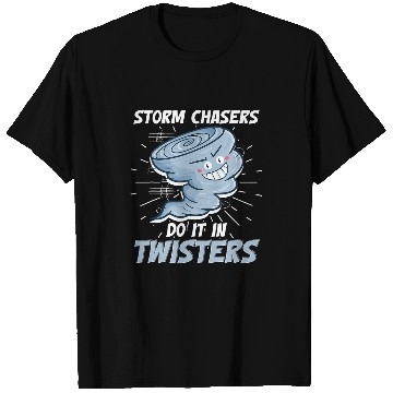 Discover Storm Chasing Lightning Thunder Weather Hurricane Tornado 24 T-Shirts