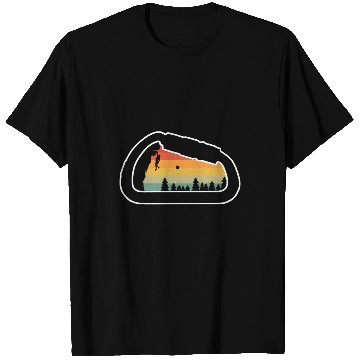 Discover Rock Climbing Clip T-Shirts