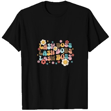 Discover Lash Babe Boss Hustler Artist Tech Eyelash Extention 1 T-Shirts