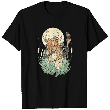 Discover Mysterious Forest Creature Fantasy Cottage Core Art T-Shirts