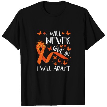 Discover MS Butterfly Orange Ribbon Multiple Sclerosis T-Shirts