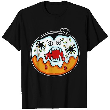 Discover Vampire Doughnut Halloween Costume Spider Blood Sprinkles T-Shirts
