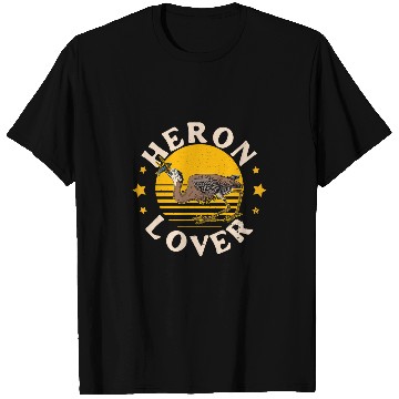 Discover Heron water wildlife birdwatching birder biologist binocular 5 T-Shirts