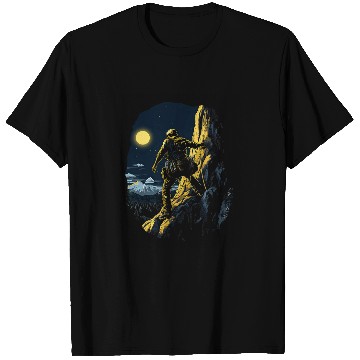 Discover Rock Climbing Mountain Climber Hiker Boulder Bouldering T-Shirts