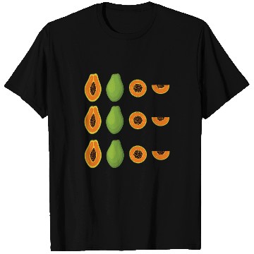 Discover Papaya Outfit Love Vegan Food T-Shirts