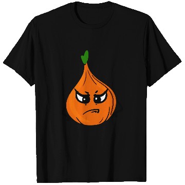 Discover Onion With Angry Faces Vegetable Onions T-Shirts