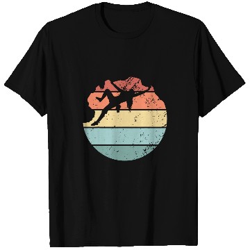 Discover Retro Style Rock Climbing vintages Bouldering Climber T-Shirts