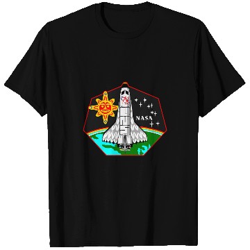 Discover NASA STS78 Mission Native American inspired graphic T-Shirts