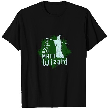 Discover Math Wizard Mathematics Mathematician T-Shirts