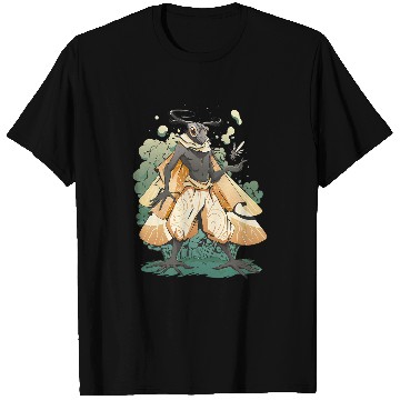Discover Mysterious Man Bug Forest Woods Creatures Cottage Core Art T-Shirts