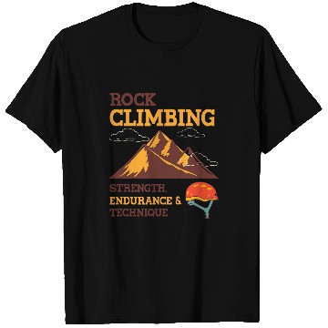 Discover Rock Climbing Ironic Quote Climber Skills T-Shirts