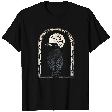 Discover Mystical Moon Gothic Raven T-Shirts