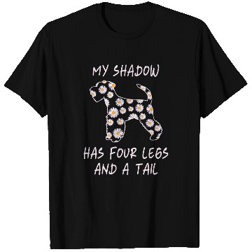 Discover My Shadow Has Four Legs And A Tail Miniature Schnauzer Dog T-Shirts
