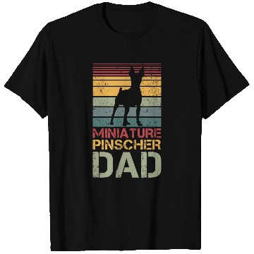 Discover Mens Miniature Pinscher Dad T-Shirts