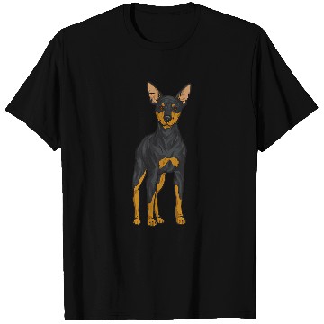 Discover Min Pin Dog Miniature Pinscher 1 T-Shirts