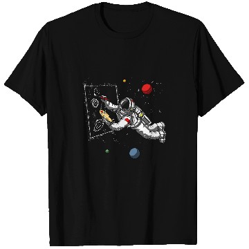 Discover Space Astronaut Painter Artist Cosmic Planets Art Student T-Shirts