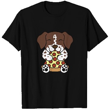 Discover Pizza German Shorthaired Pointer Dog T-Shirts