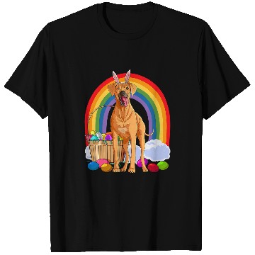 Discover Rhodesian Ridgeback Easter Eggs Bunny Dog T-Shirts