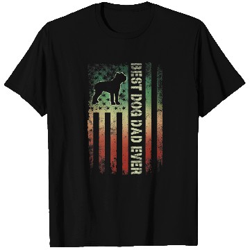 Discover vintages American Flag bests Cane Corso Dog Dad Ever T-Shirts