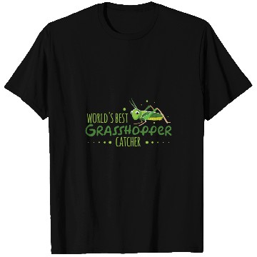 Discover Worlds Greatest Grasshopper Catcher Entomologist Insect T-Shirts