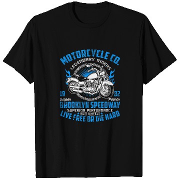 Discover Retro Motorcycle Co  Riders Speedway Live frees Or Die Hard T-Shirts