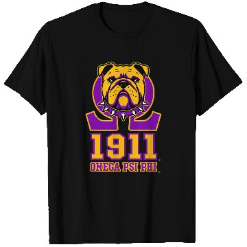 Discover Omega Psi Phi Fraternity Omega Psi Phi Bulldog T-Shirts