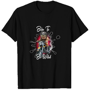 Discover Motorcycle biker cat meme funny summer tops T-Shirts