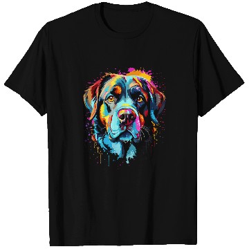 Discover Saint Bernard Colorful T-Shirts