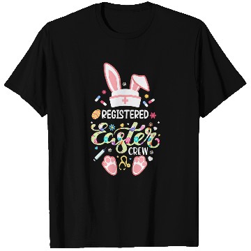 Discover Registered Easter Day nurses Crew Bunny Ears nurses Life T-Shirts