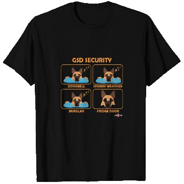 Discover Funny German Shepherd Safety T-Shirts