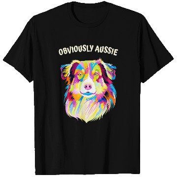 Discover Obviously Aussie Australian Shepherd Funny 1 T-Shirts