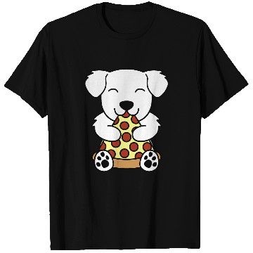 Discover Pizza Great Pyrenees Dog T-Shirts