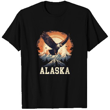 Discover Glacier Mountain Landscape Alaskan Wildlife Alaska Eagle T-Shirts