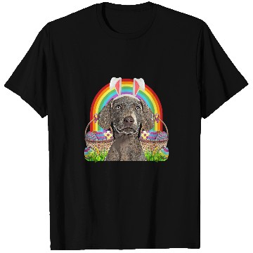 Discover Weimaraner Dog Easter Bunny Egg Hunt T-Shirts