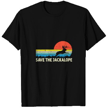 Discover Retro vintages Save The Jackalope For Camping Lovers T-Shirts