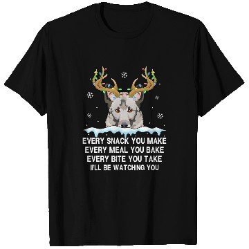 Discover Reindeer Norwegian Elkhound Every Snack You Make Light Snow T-Shirts