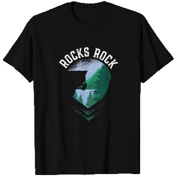 Discover Rocks Rock Bouldering Mountain Climber Rock Climbing T-Shirts