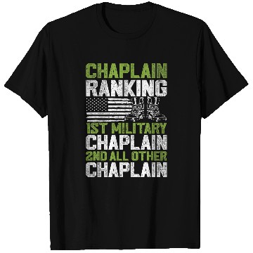Discover Military Chaplain US Flag T-Shirts