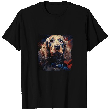 Discover Patriotic Spaniel Marching Band Usa Flag T-Shirts