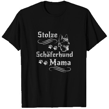 Discover Proud German Shepherd Dog Mama T-Shirts