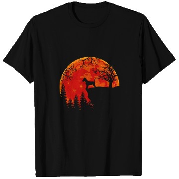 Discover Miniature Pinscher And Moon Halloween T-Shirts