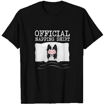 Discover Official Napping Sleeping Border Collie T-Shirts