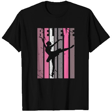 Discover Retro Ballet Ballerina Dancing Classical vintages Distressed T-Shirts