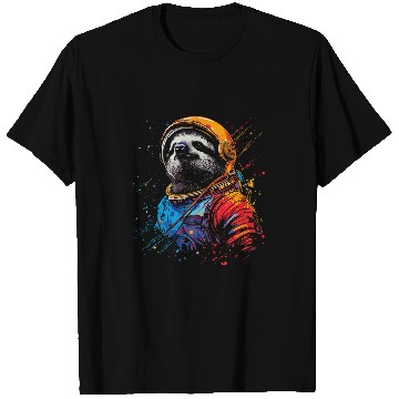 Discover Sloth Astronaut A Space Journey in Slow Motion 1 T-Shirts